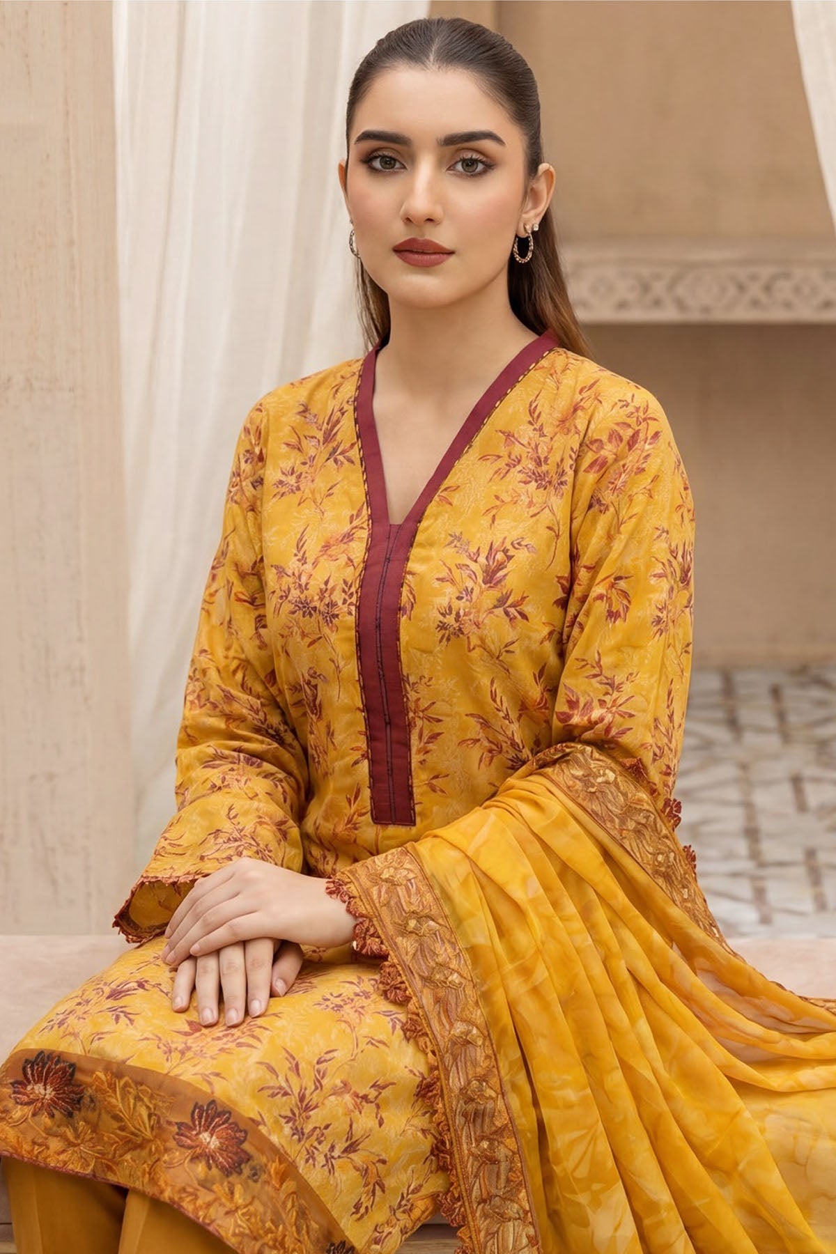 6089-NANYA EMBROIDERED LAWN UNSTITCHED