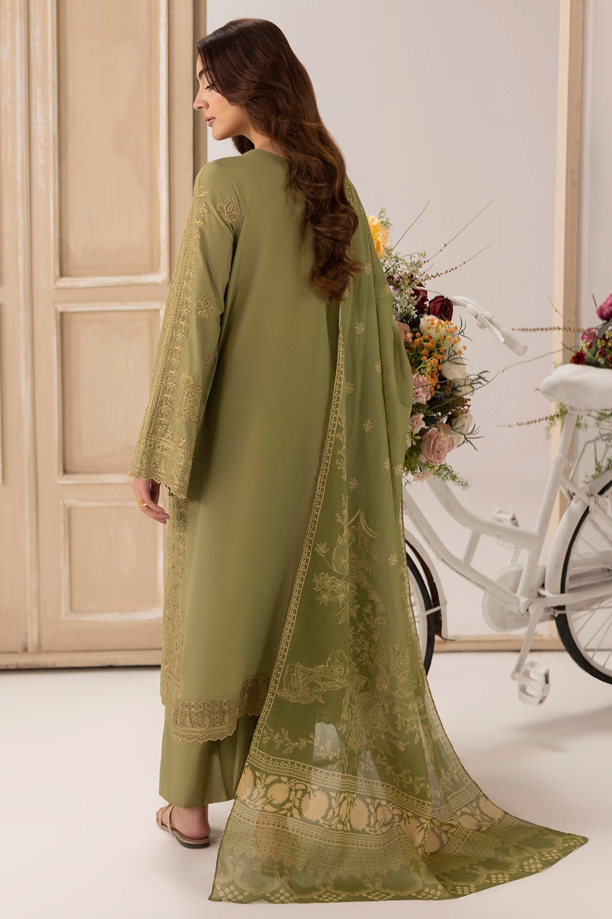 6106-PESCA EMBROIDERED LAWN UNSTITCHED