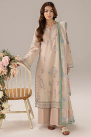6111-POMPELMO EMBROIDERED LAWN STITCHED