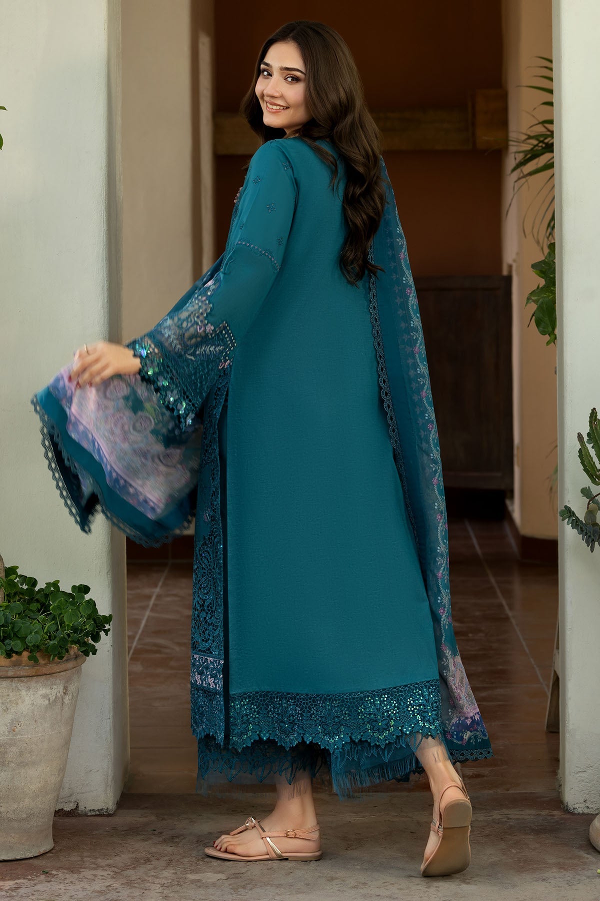 6113-CALABRIA EMBROIDERED LAWN UNSTITCHED