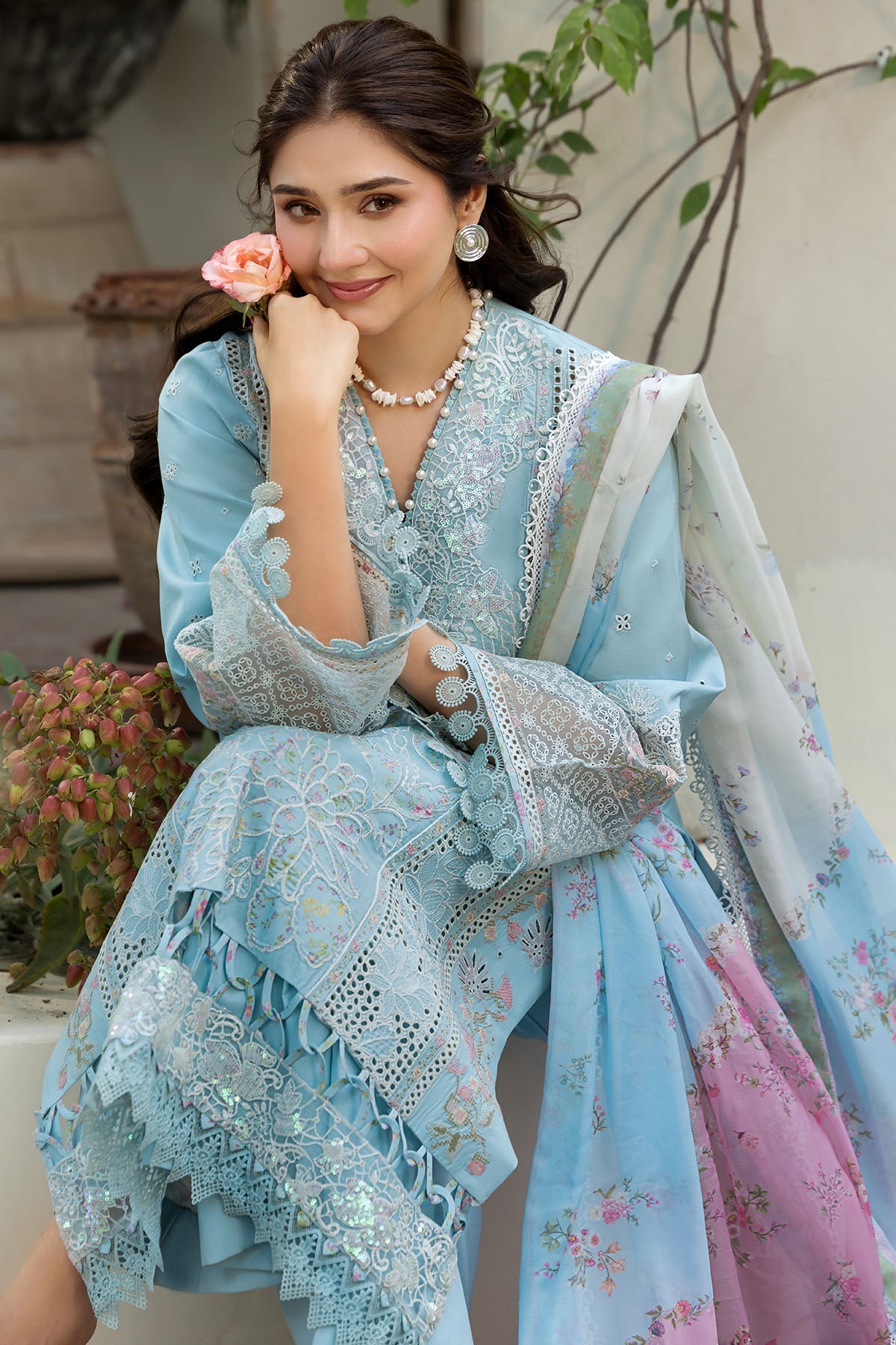 6116-VENEZIA EMBROIDERED LAWN UNSTITCHED