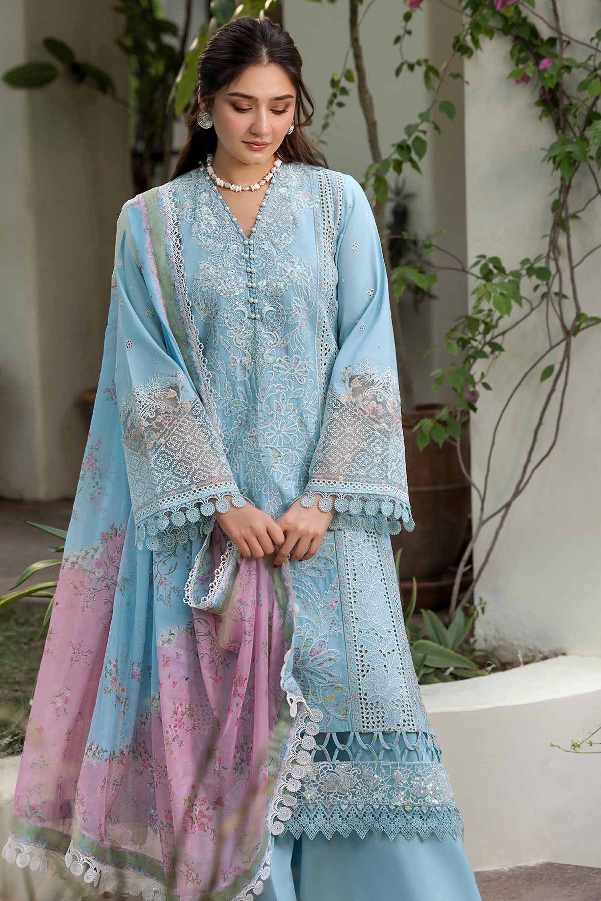 6116-VENEZIA EMBROIDERED LAWN UNSTITCHED
