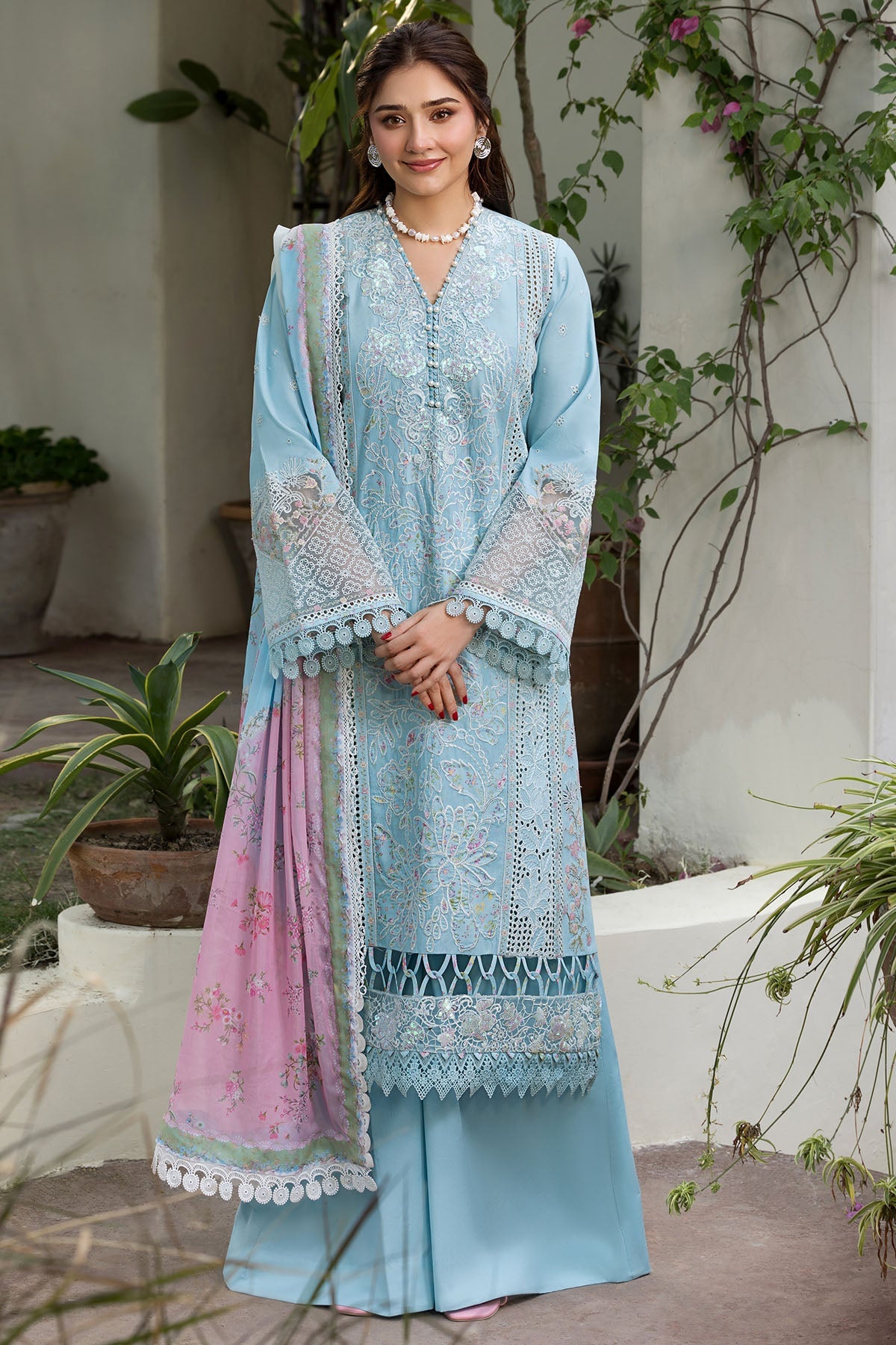 6116-VENEZIA EMBROIDERED LAWN UNSTITCHED