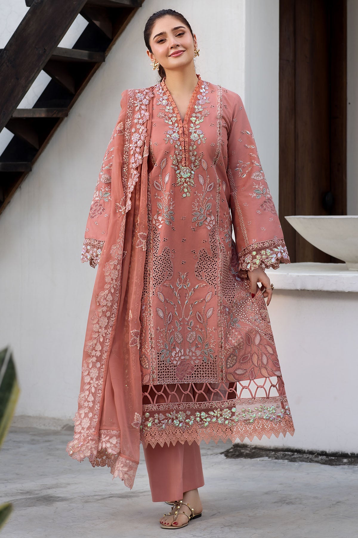 6119-SICILY EMBROIDERED LAWN UNSTITCHED