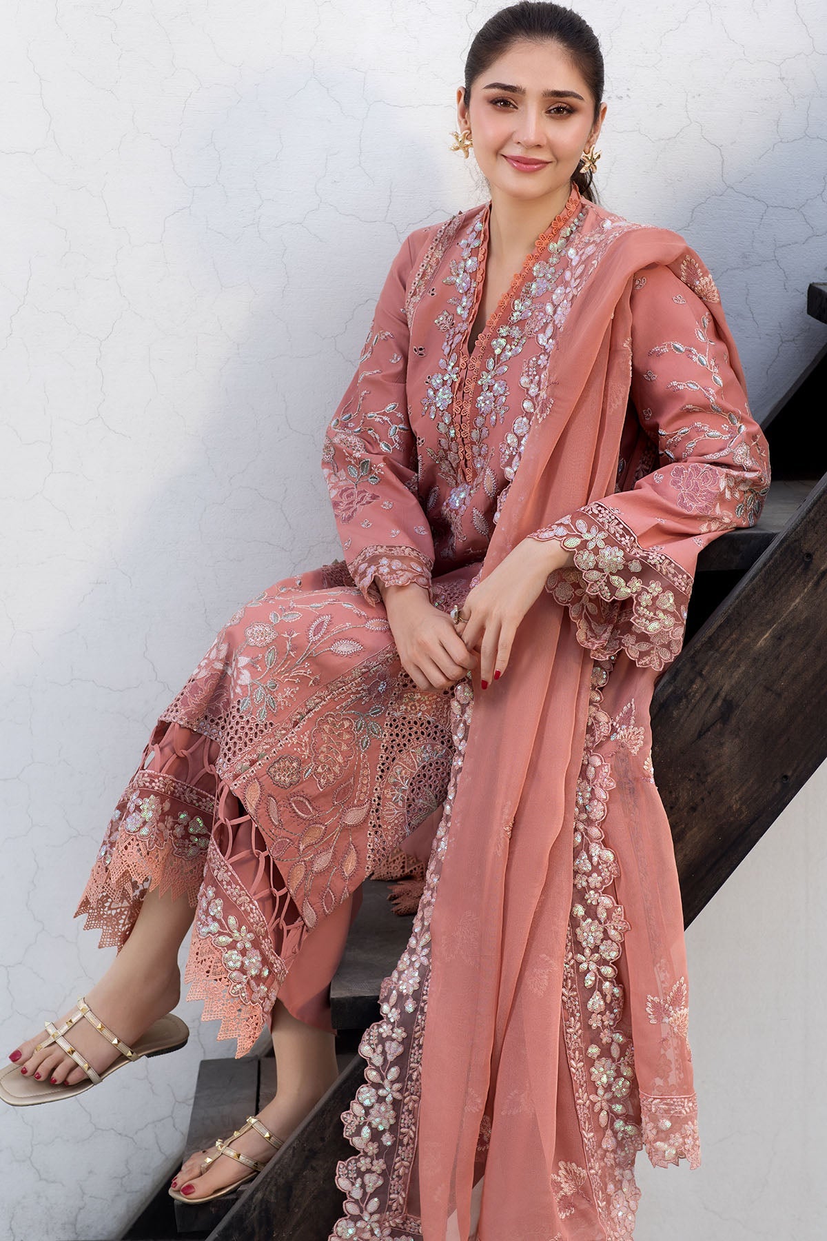 6119-SICILY EMBROIDERED LAWN UNSTITCHED