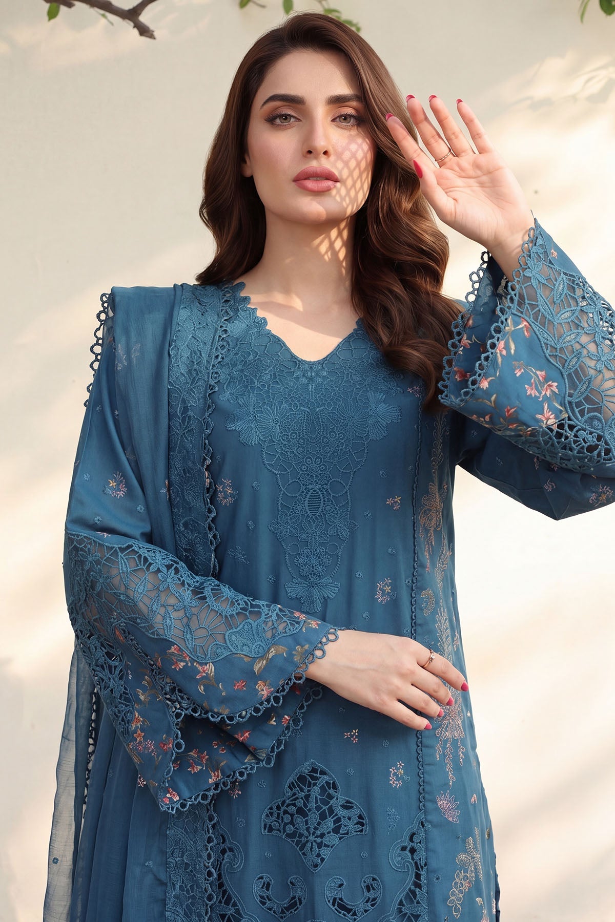 6120-VENETO EMBROIDERED LAWN STITCHED