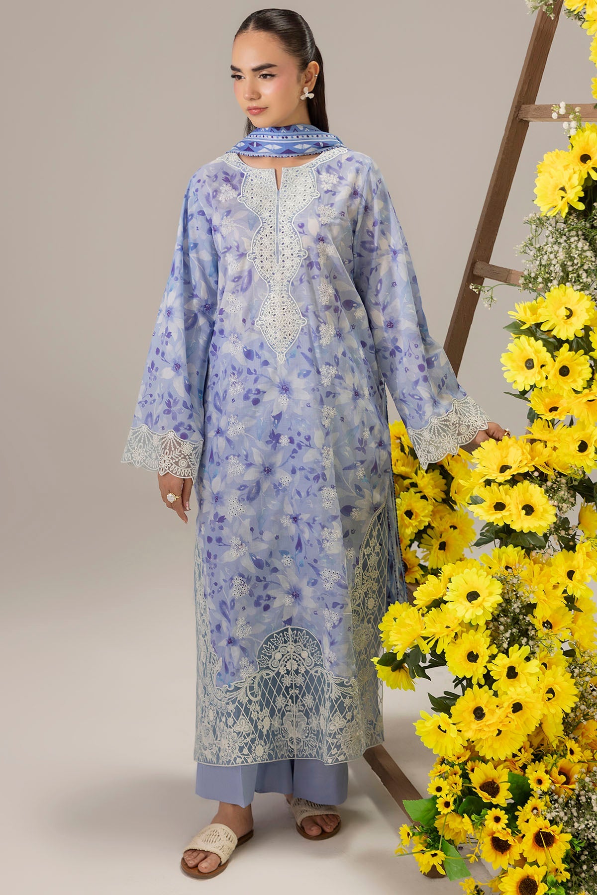 6132-EMILIA EMBROIDERED LAWN UNSTITCHED