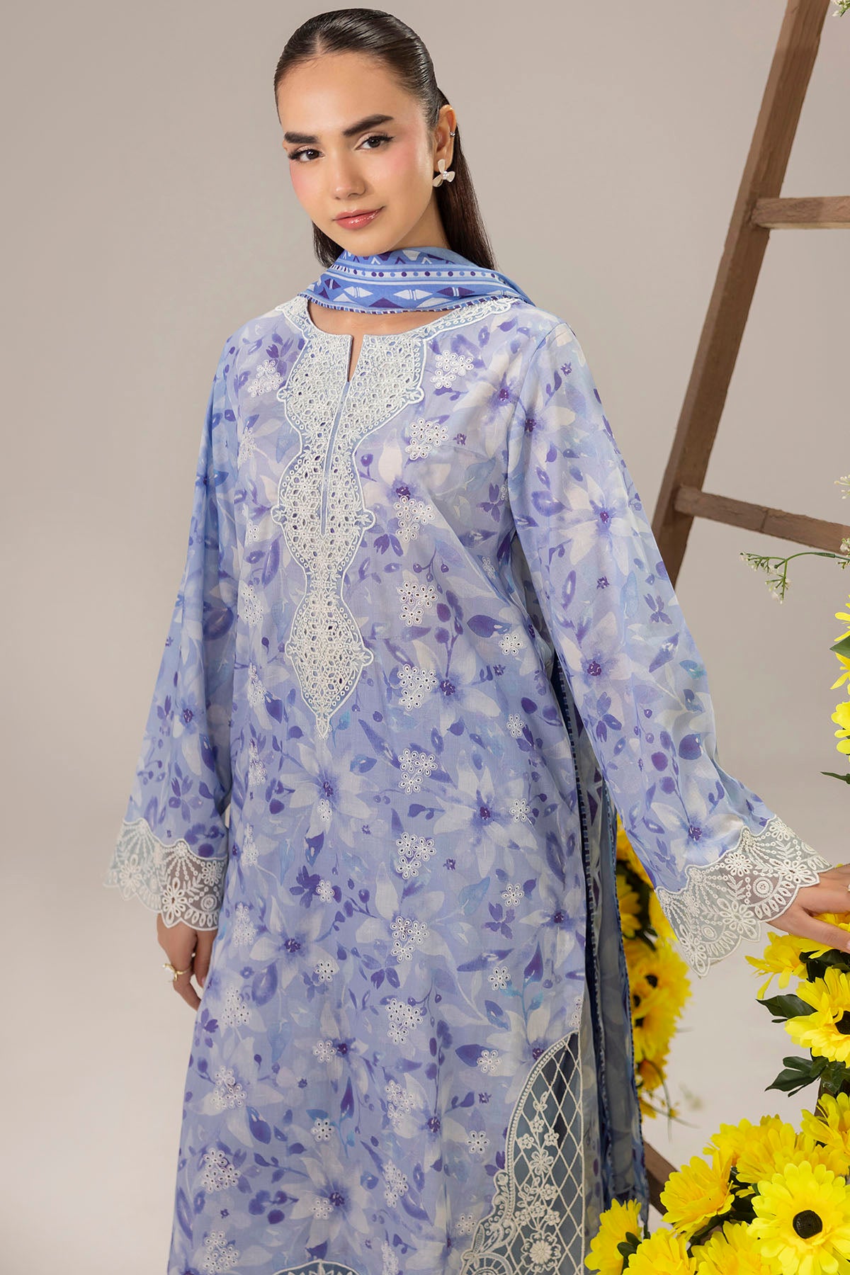 6132-EMILIA EMBROIDERED LAWN STITCHED