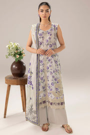 6135-HAZEL EMBROIDERED LAWN STITCHED