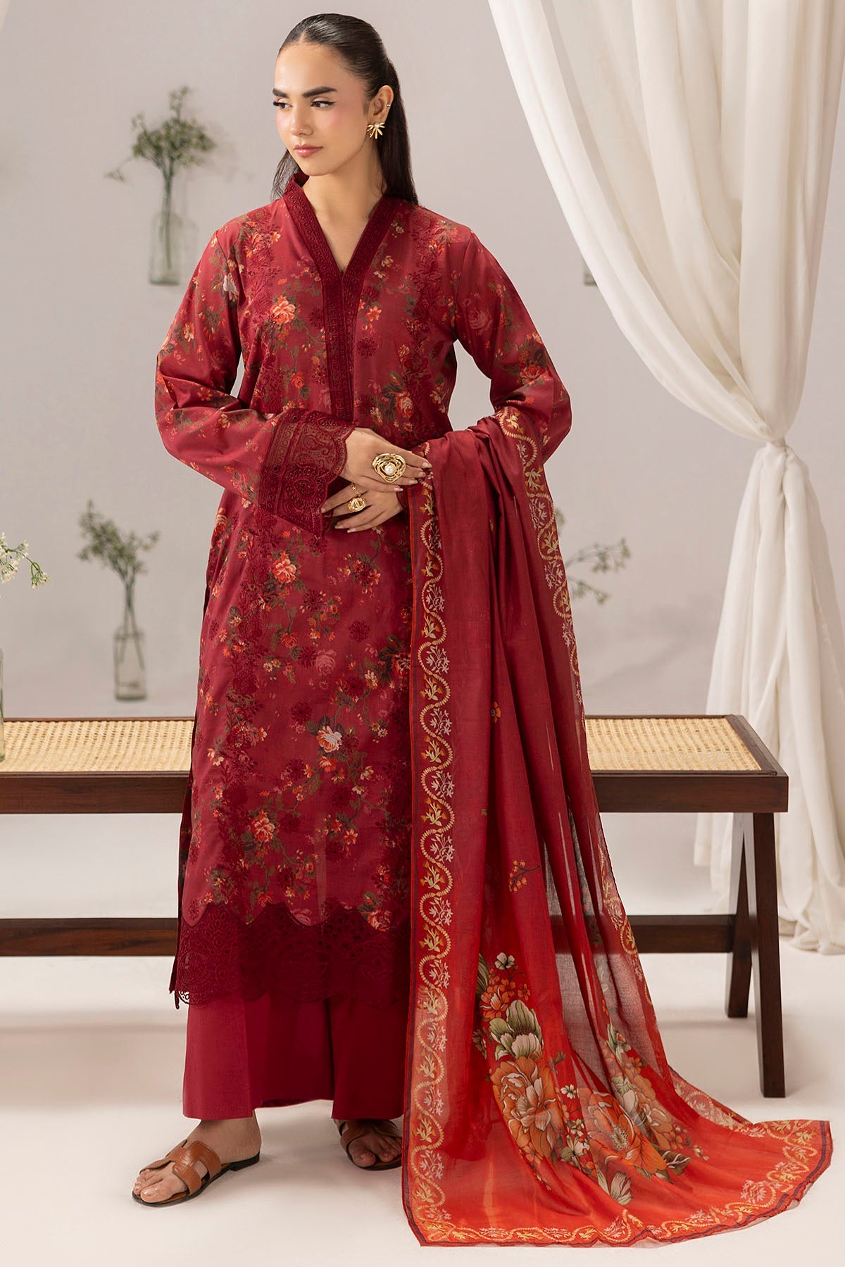 6139-WILLOW EMBROIDERED LAWN UNSTITCHED