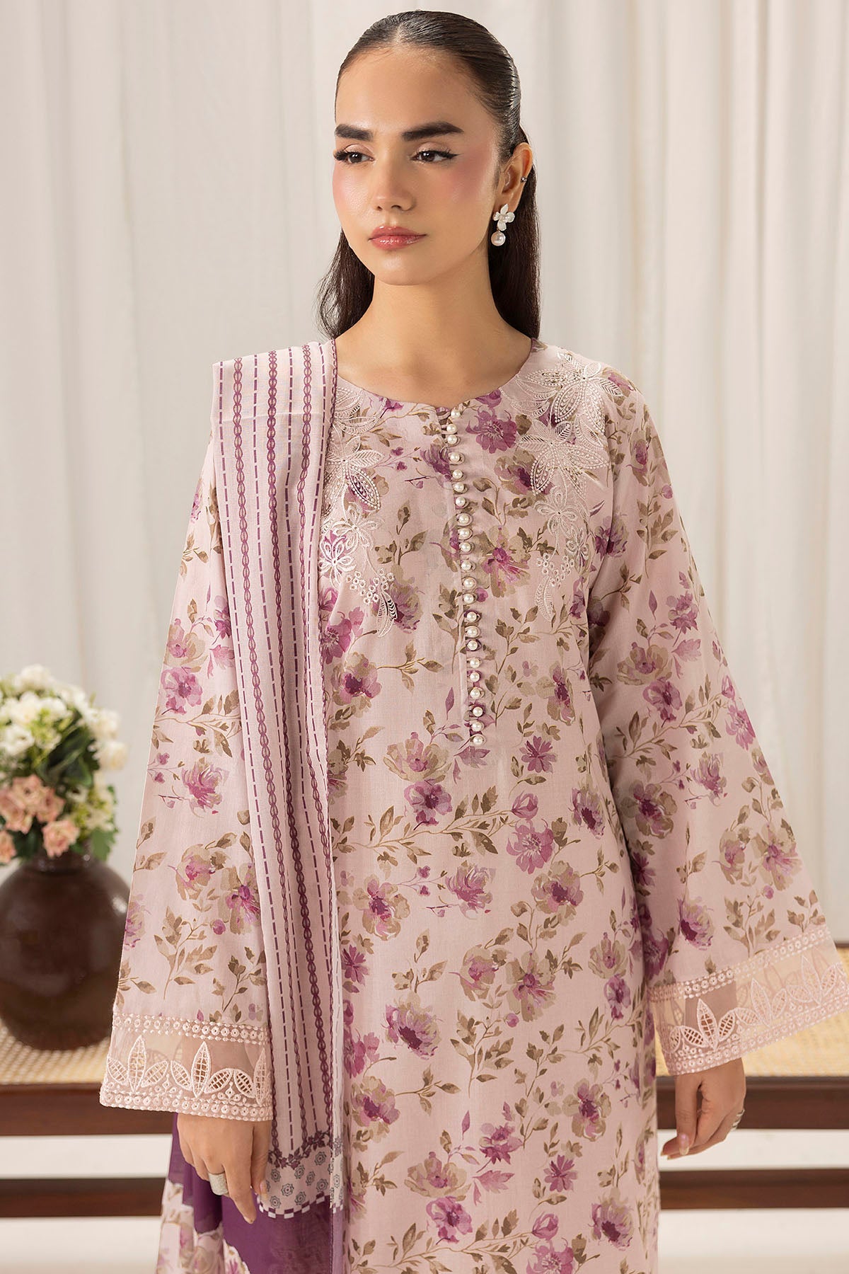 6141-EVIE EMBROIDERED LAWN STITCHED
