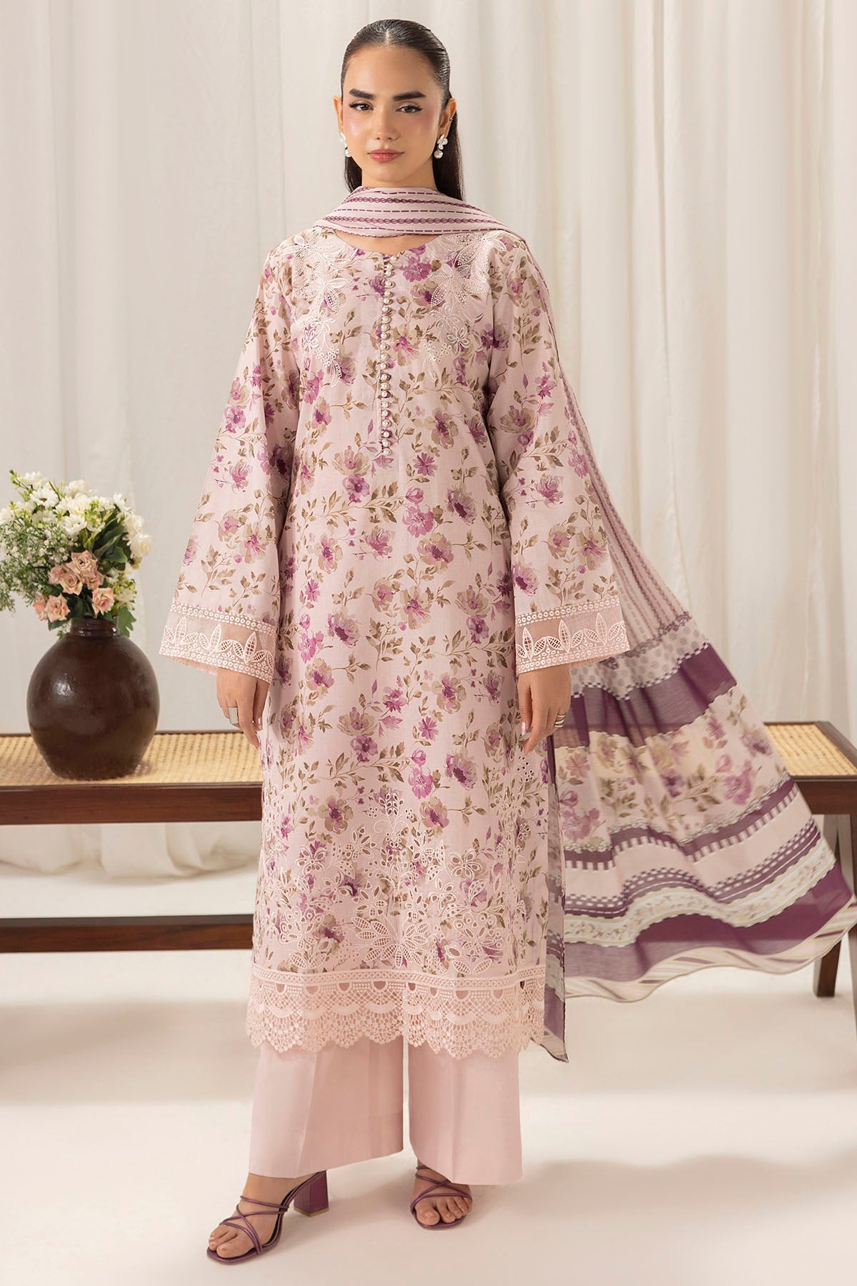 6141-EVIE EMBROIDERED LAWN STITCHED