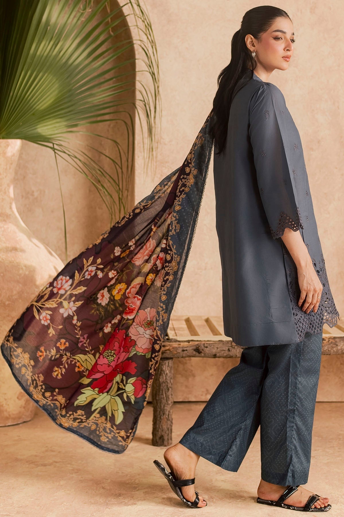 6142-MELA EMBROIDERED LAWN UNSTITCHED