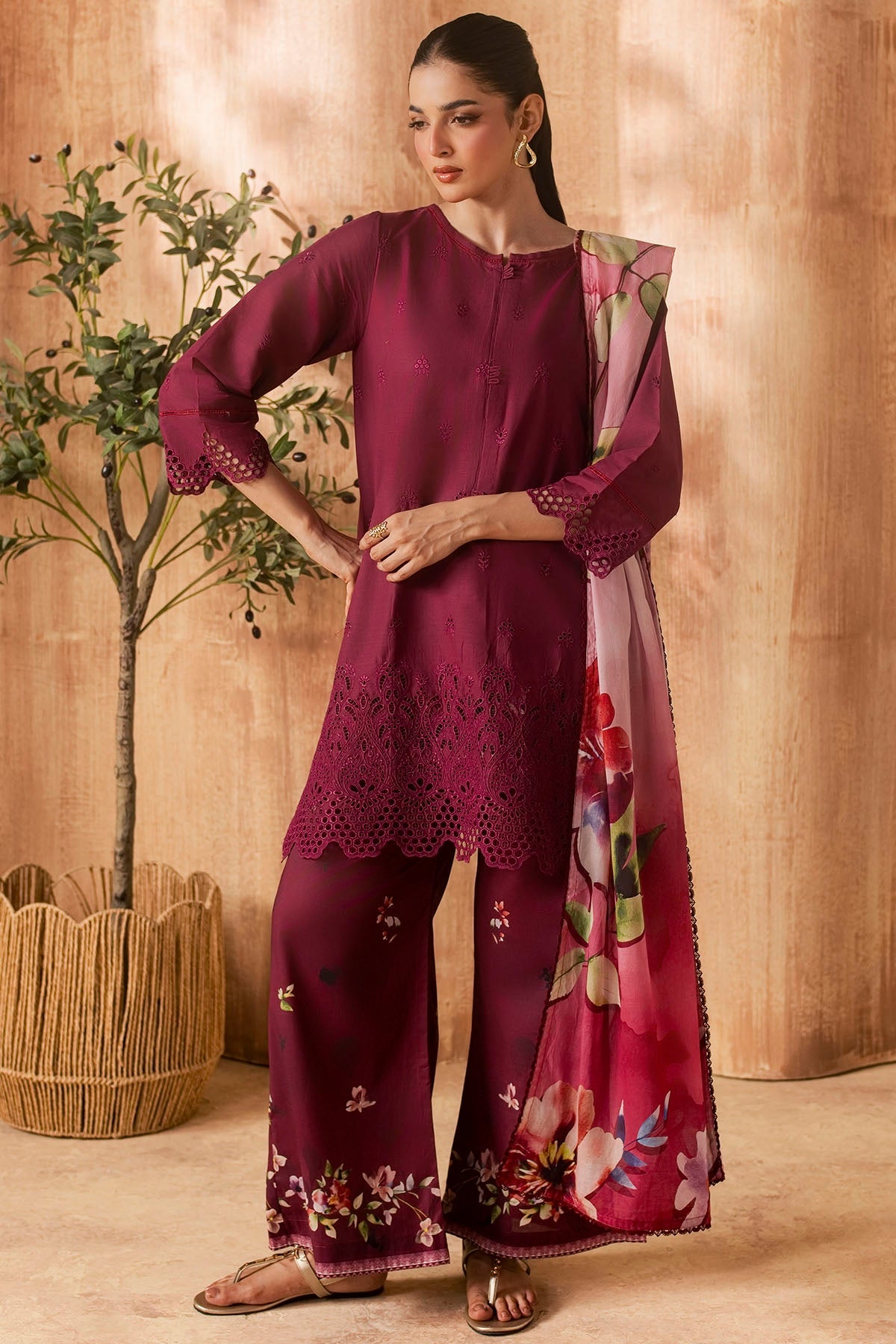 6143-PETALO EMBROIDERED LAWN UNSTITCHED