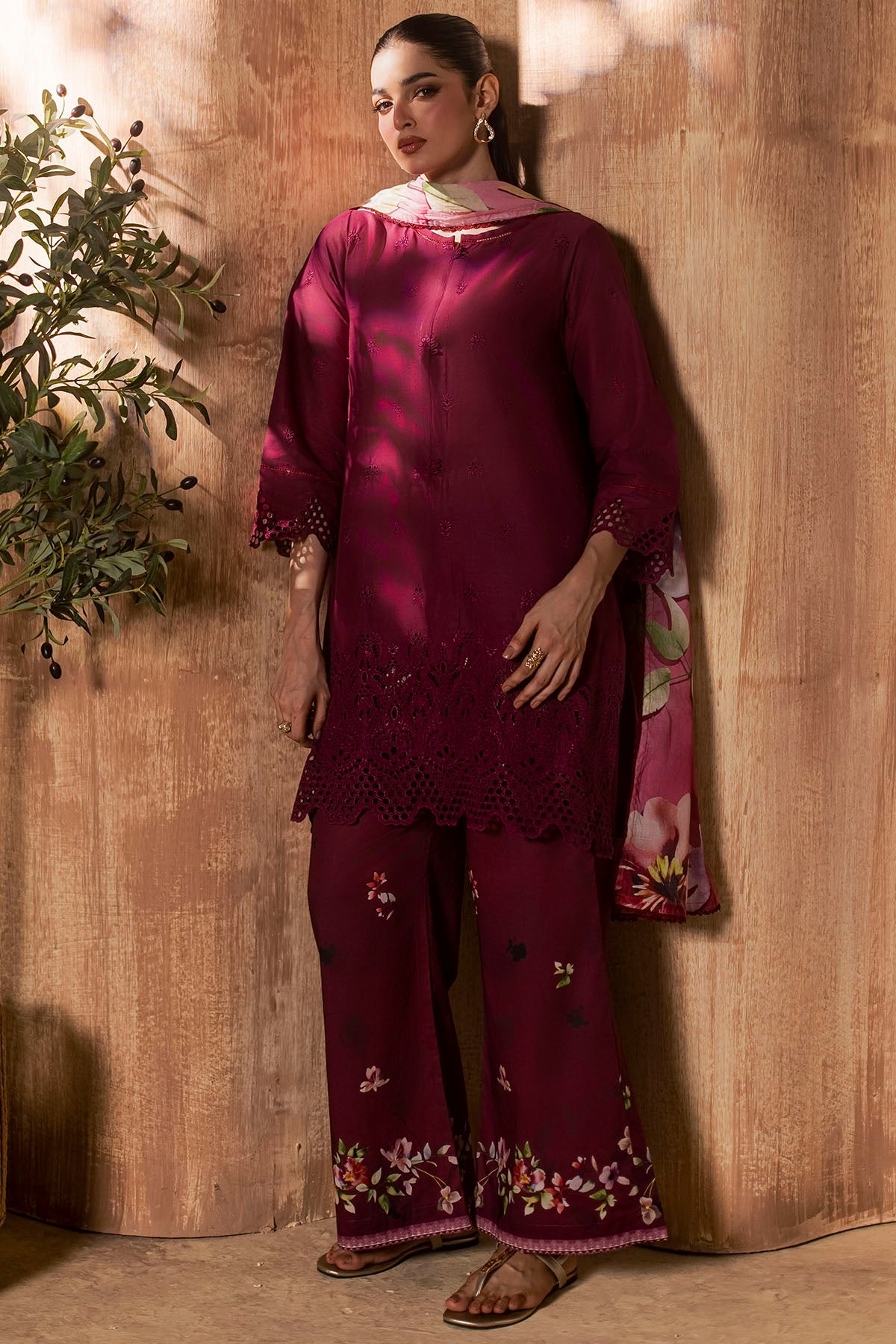 6143-PETALO EMBROIDERED LAWN UNSTITCHED