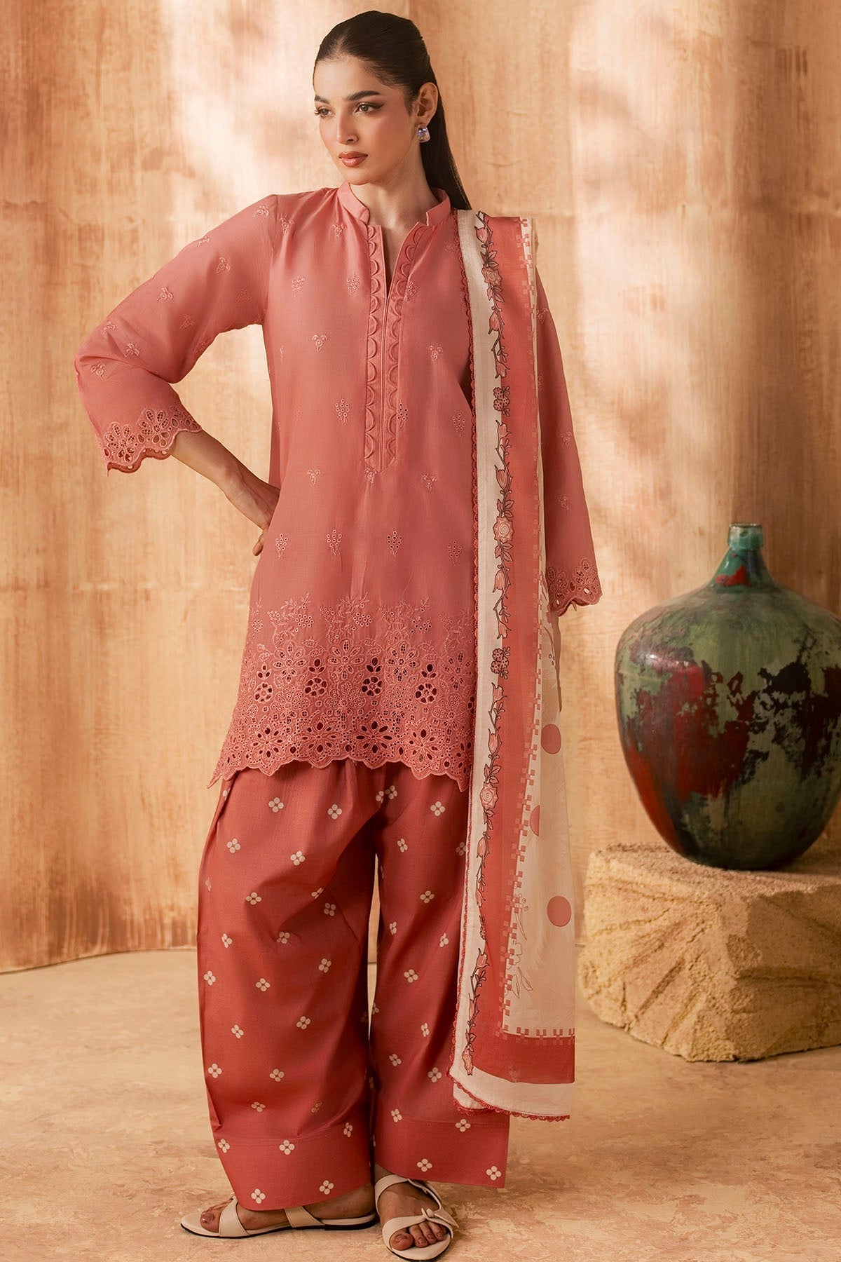 6146-PESCA EMBROIDERED LAWN UNSTITCHED