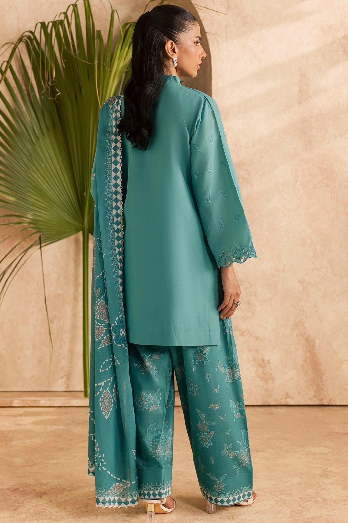 6147-BASIL EMBROIDERED LAWN UNSTITCHED
