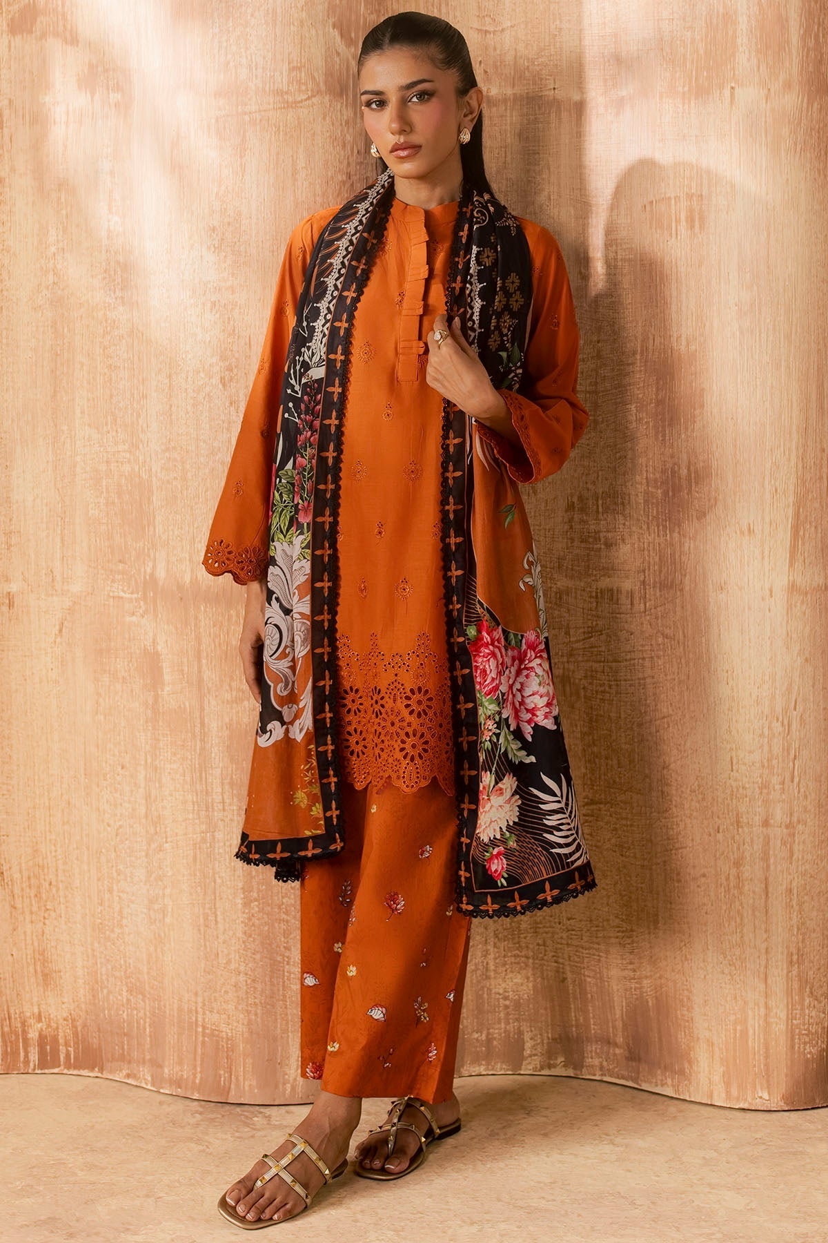 6148-MULBURRY EMBROIDERED LAWN UNSTITCHED