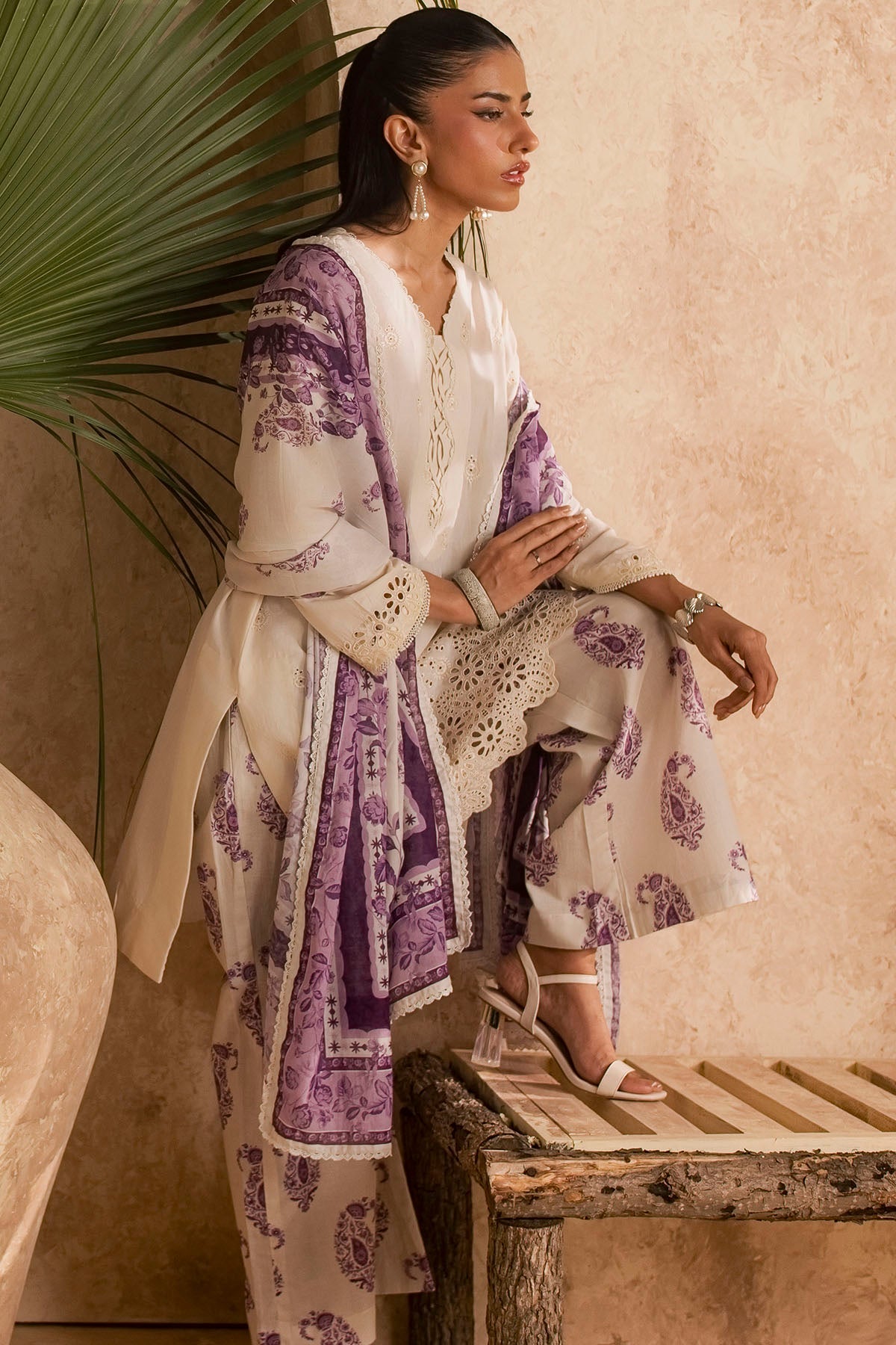 6149-CEDRO EMBROIDERED LAWN UNSTITCHED