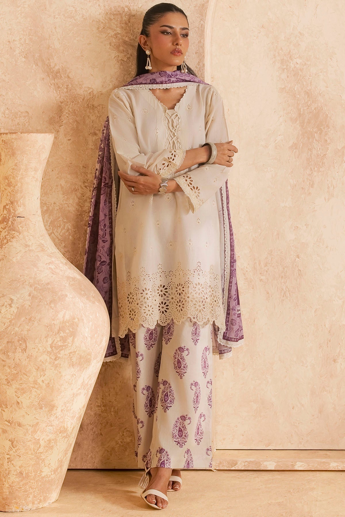 6149-CEDRO EMBROIDERED LAWN UNSTITCHED
