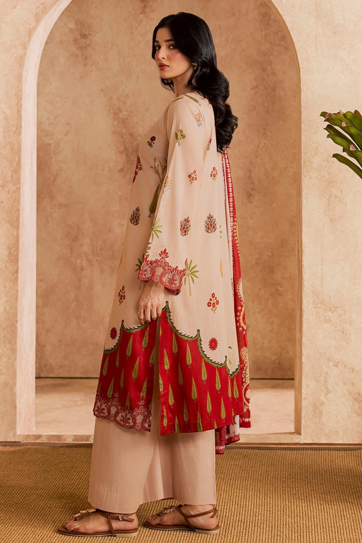 6152-ROSINA EMBROIDERED LAWN UNSTITCHED