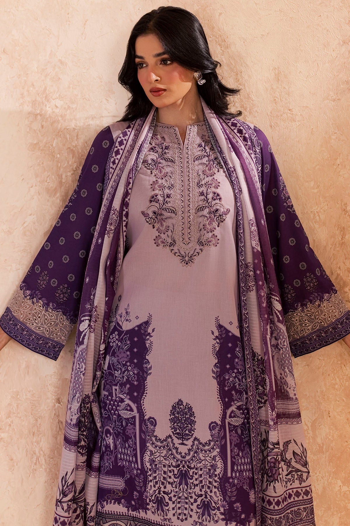 6153-ESMERA EMBROIDERED LAWN STITCHED