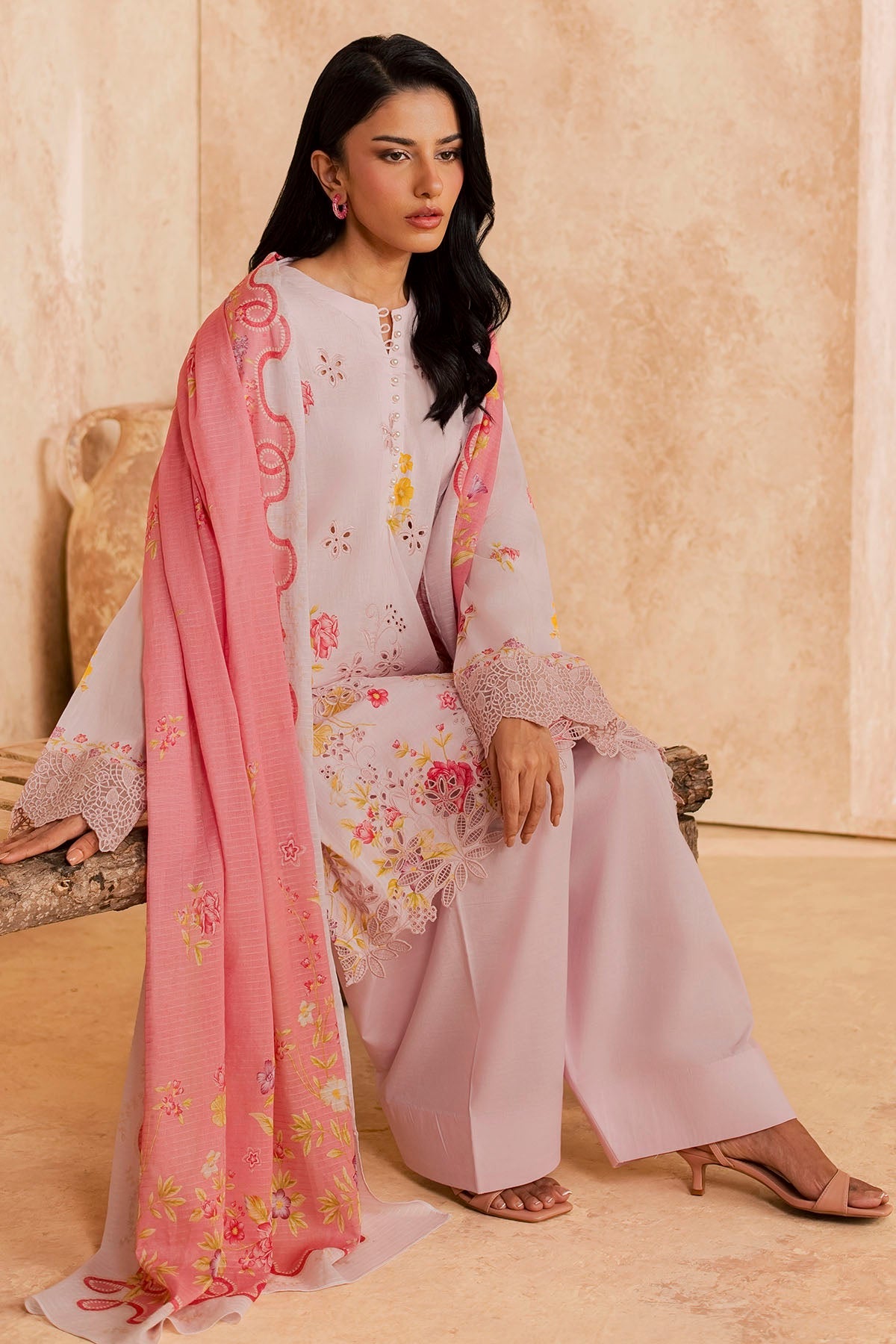 6154-ETHERIA EMBROIDERED LAWN STITCHED