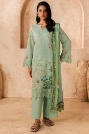 6155-LILA EMBROIDERED LAWN STITCHED