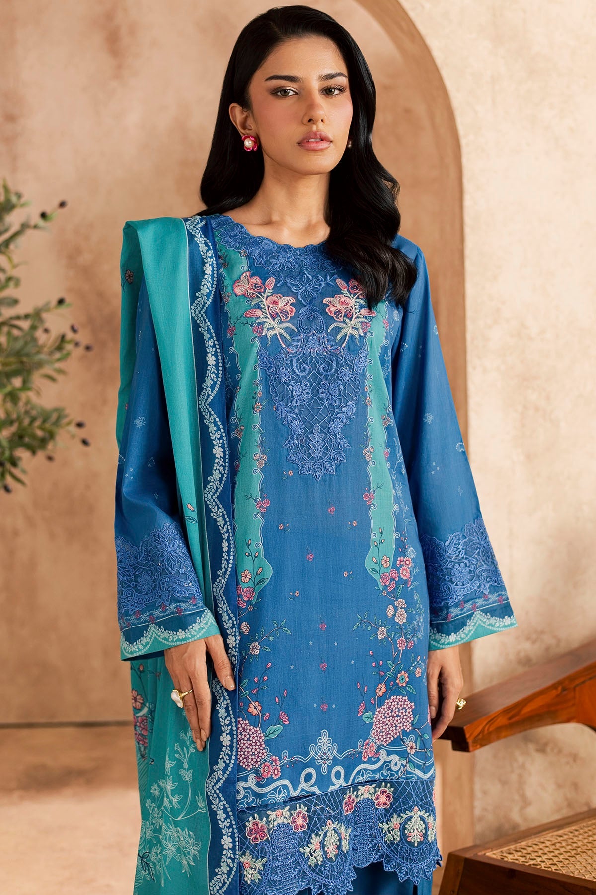 6156-ELIA EMBROIDERED LAWN UNSTITCHED