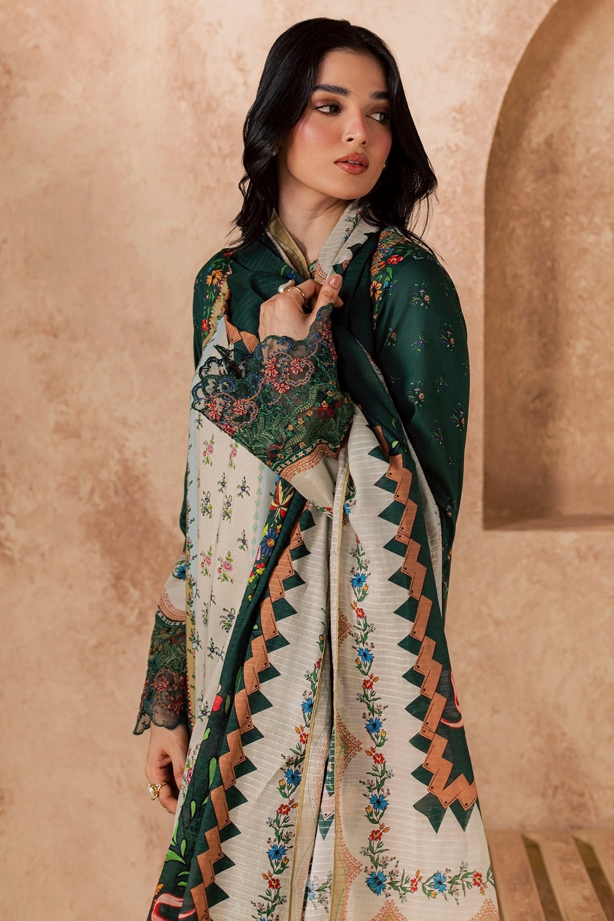 6159-BARAN EMBROIDERED LAWN UNSTITCHED