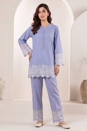 6166-MAISHA EMBROIDERED LAWN STITCHED