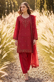 6178-ZYRA EMBROIDERED CAMBRIC STITCHED