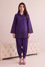 6190-HAYAM EMBROIDERED LAWN STITCHED