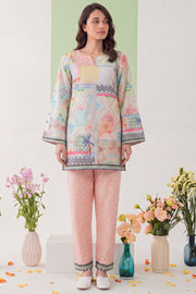 6202-REINE DIGITAL PRINTED CAMBRIC STITCHED