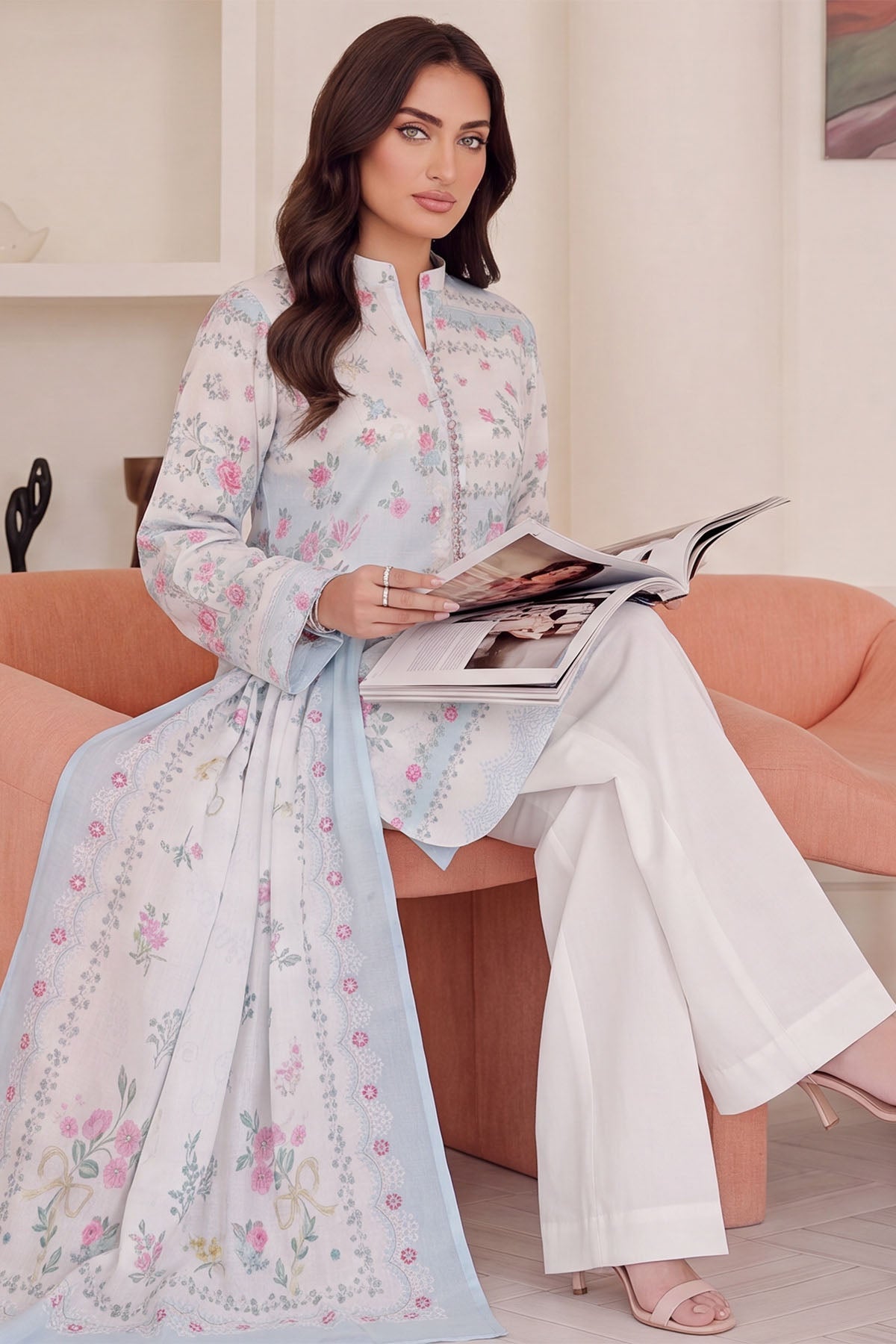 6211-ZOE DIGITAL PRINTED LAWN UNSTITCHED