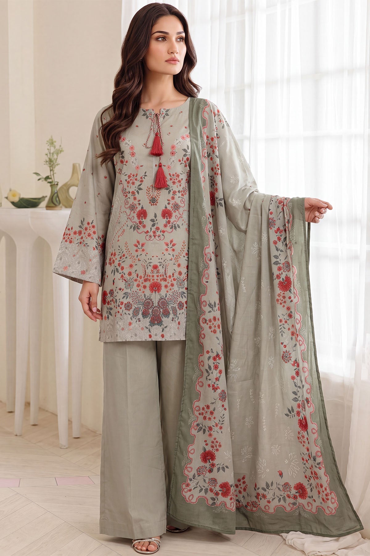 6213-LEENA DIGITAL PRINTED LAWN UNSTITCHED