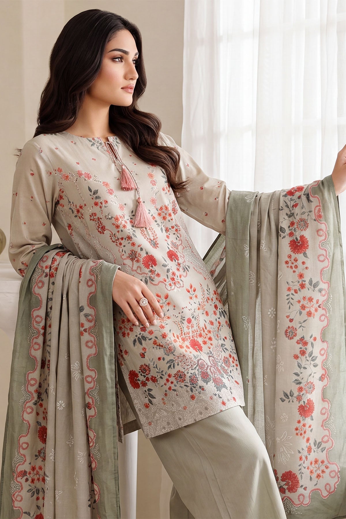 6213-LEENA DIGITAL PRINTED LAWN UNSTITCHED