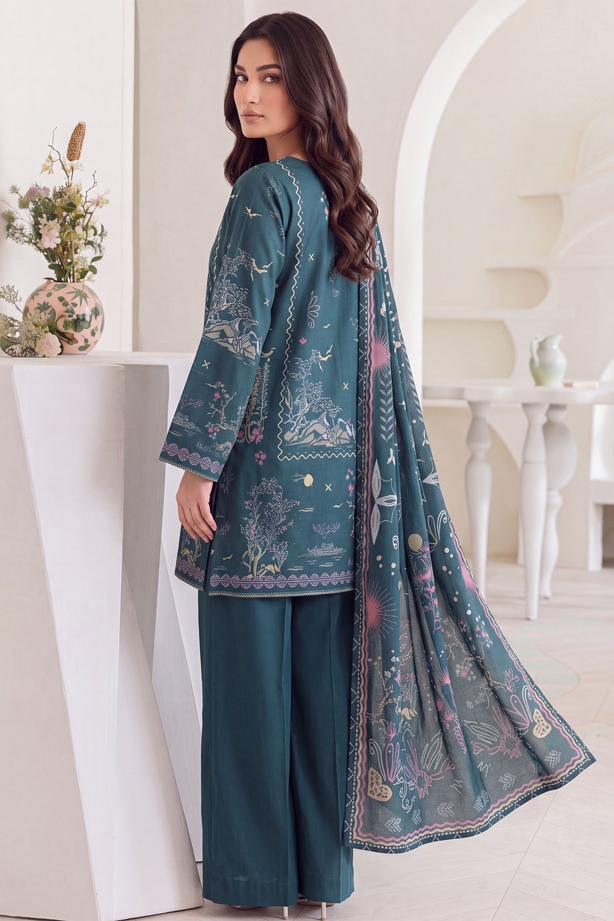 6218-JULIA DIGITAL PRINTED LAWN UNSTITCHED