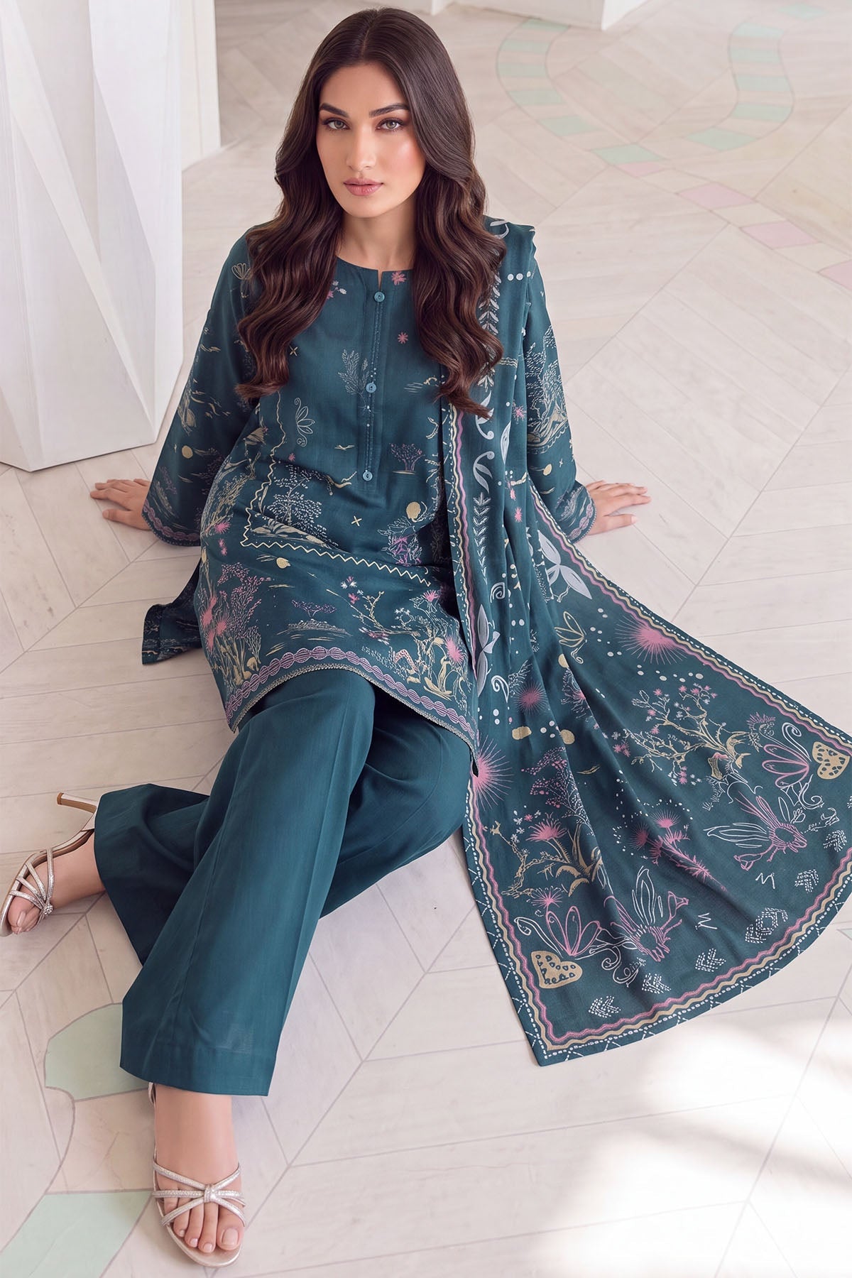6218-JULIA DIGITAL PRINTED LAWN UNSTITCHED