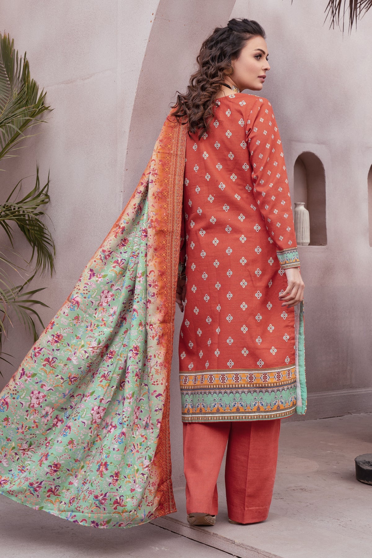 3516-ZACH DIGITAL PRINTED KHADDAR UNSTITCHED