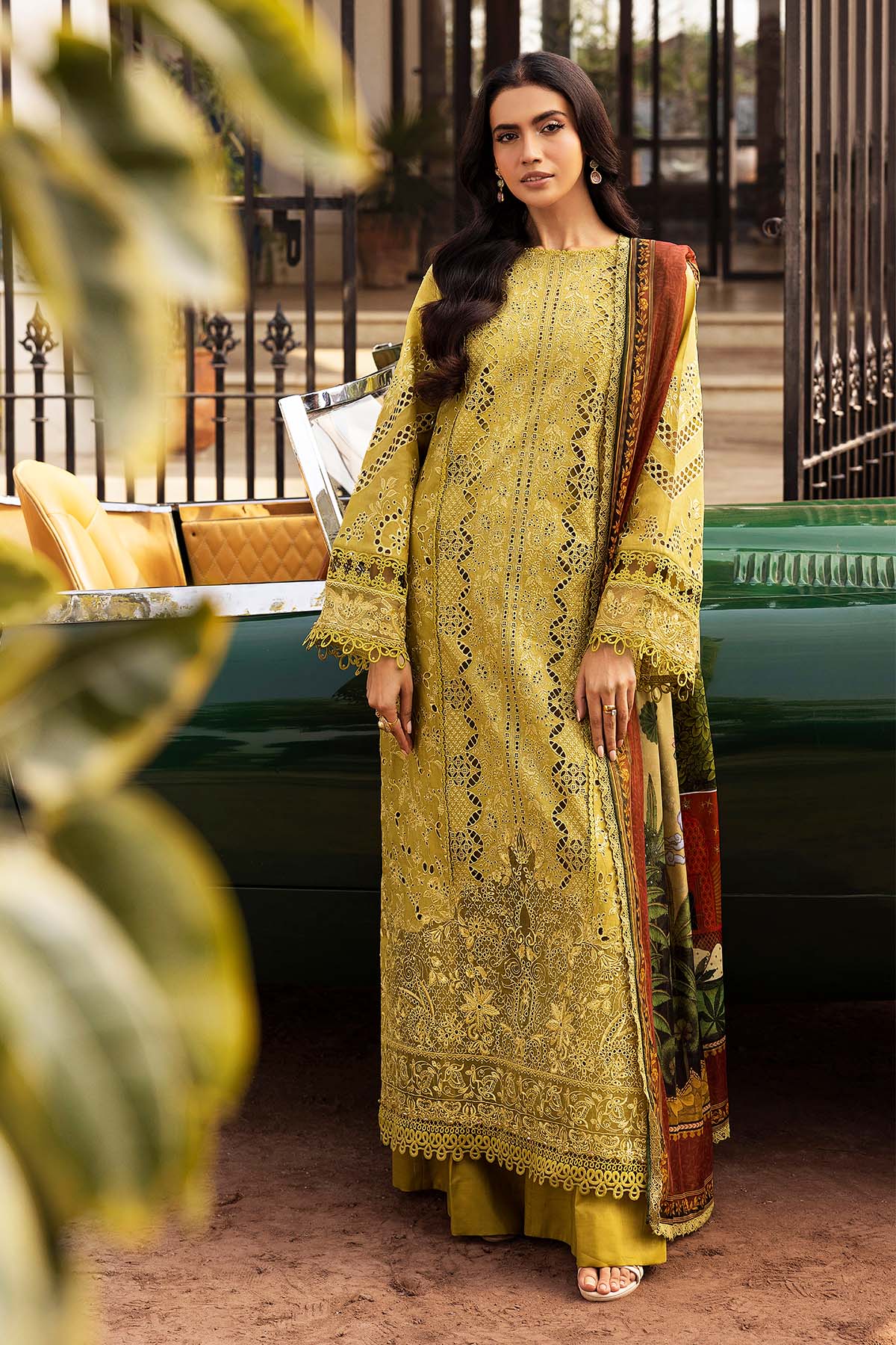 5329-LISETTE EMBROIDERED LAWN UNSTITCHED