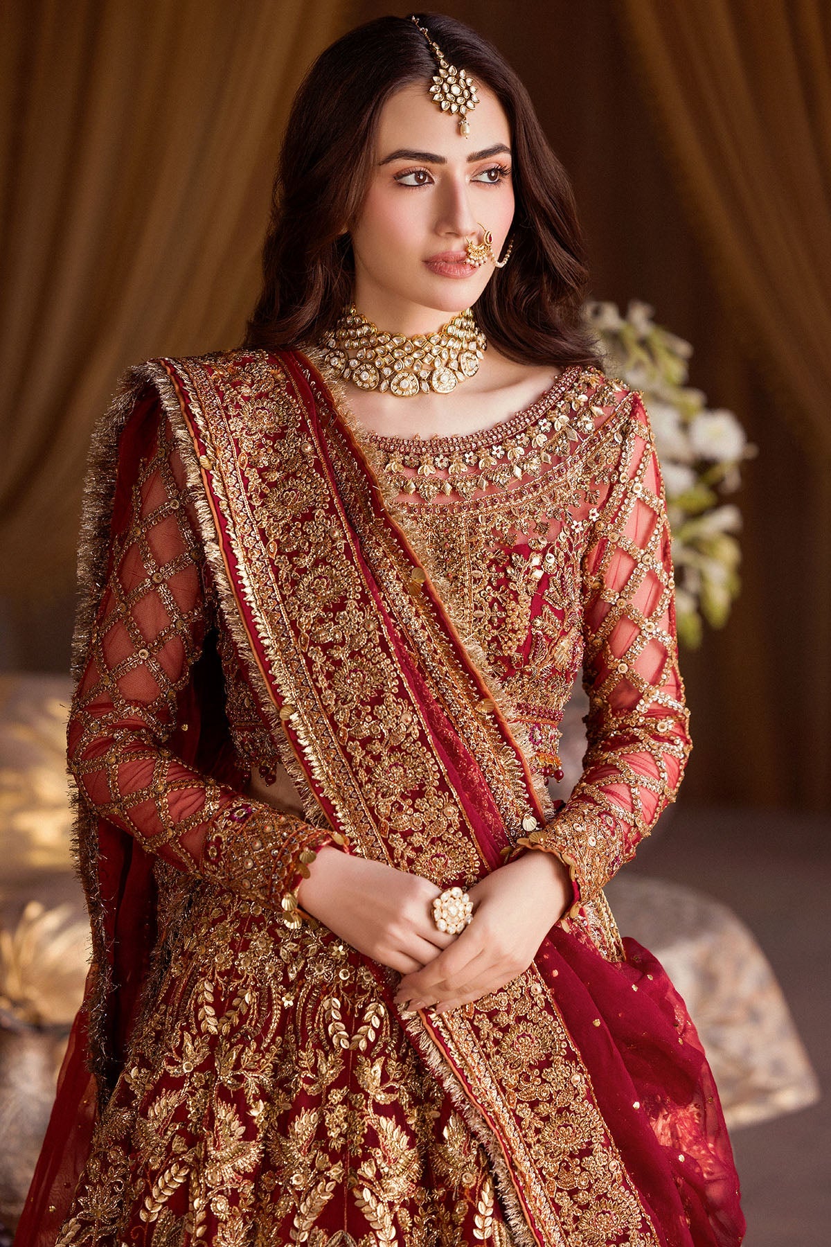 0004-RIWAAYAT HAND EMBELLISHED SILK NET STITCHED
