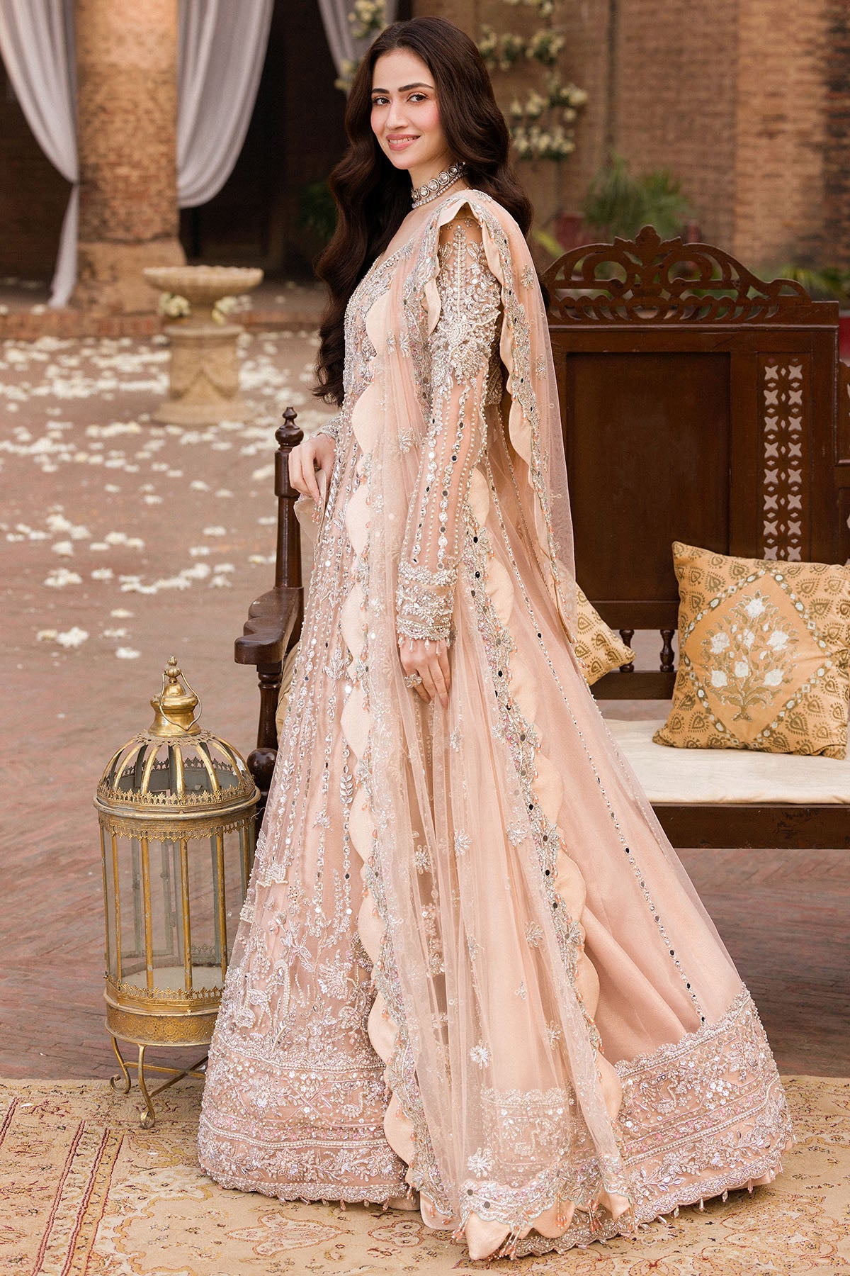 0008-DASTAAN HAND EMBELLISHED SILK NET STITCHED