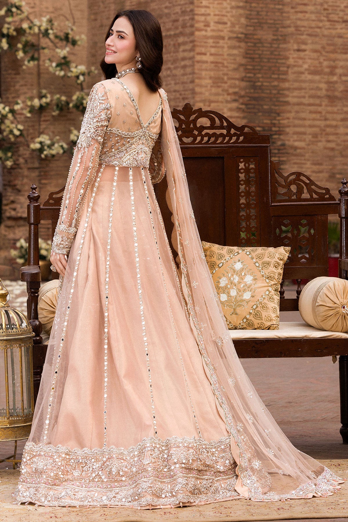 0008-DASTAAN HAND EMBELLISHED SILK NET STITCHED