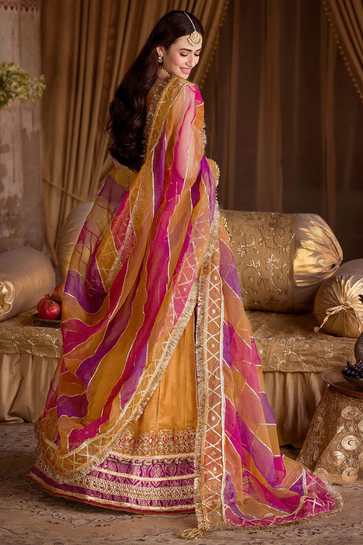 0010-SANGEET HAND EMBELLISHED COTTON ZARI NET STITCHED