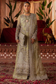 0016-MEERAZ EMBROIDERED ORGANZA STITCHED