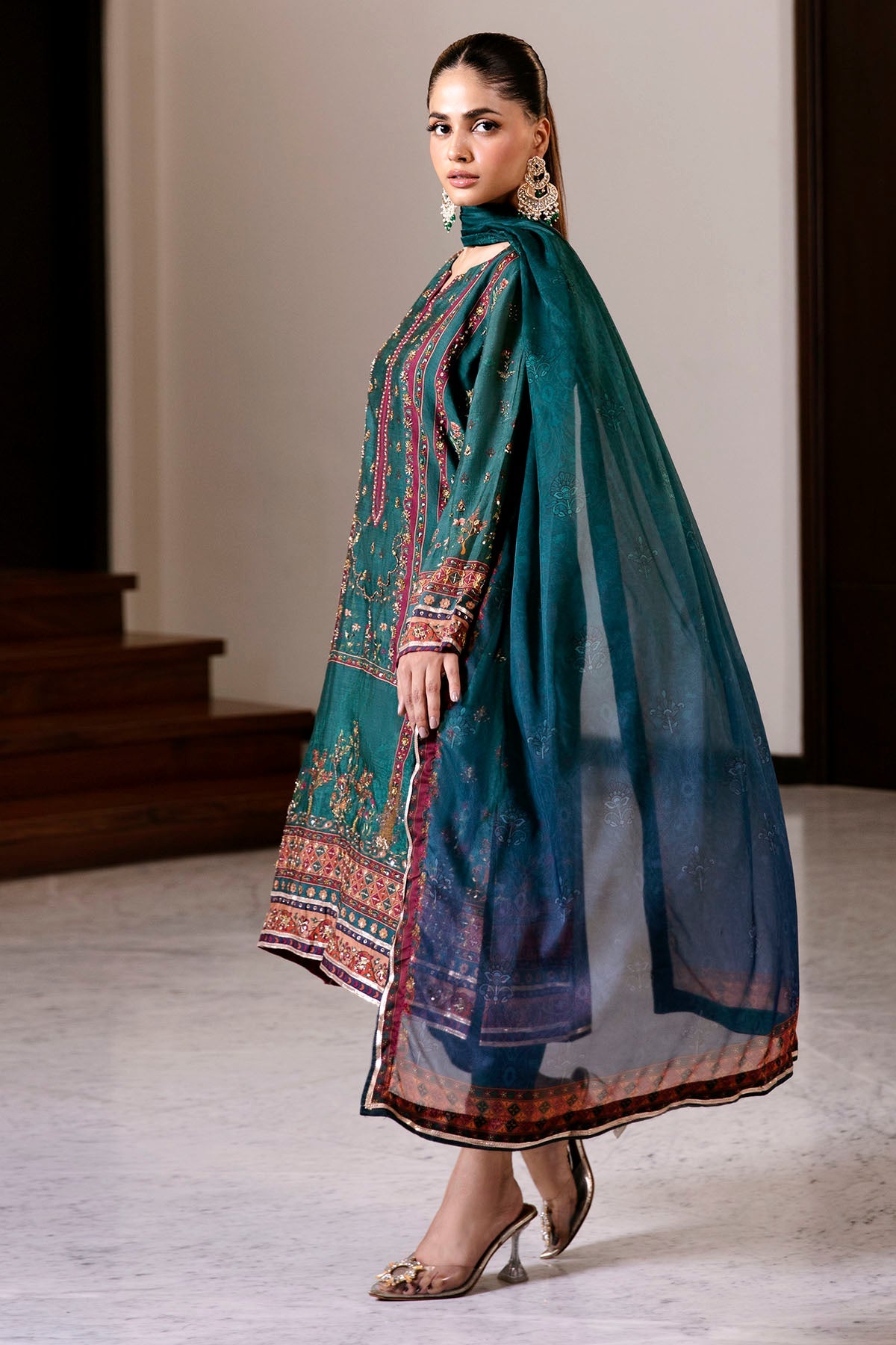 0021-ETERNAL-AURA DIGITAL PRINTED COTTON SILK STITCHED
