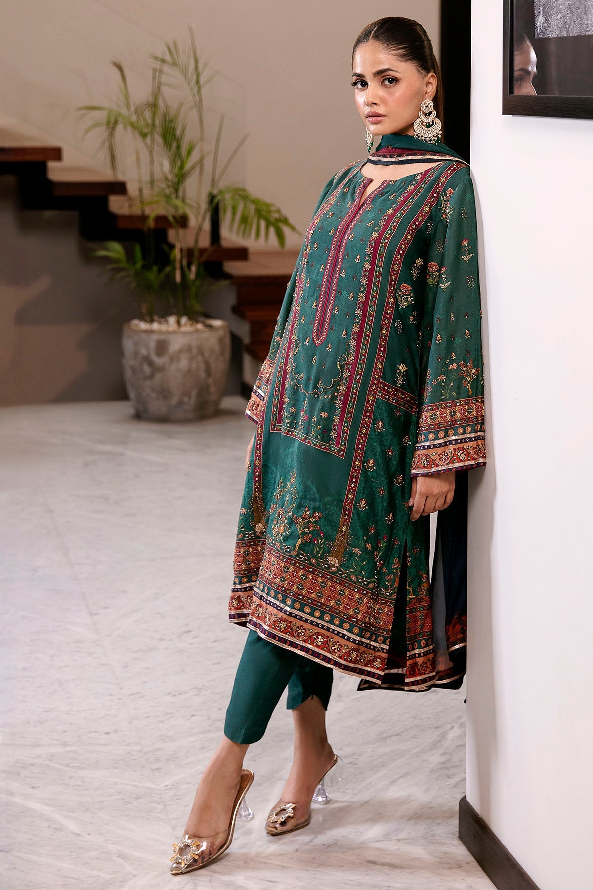 0021-ETERNAL-AURA DIGITAL PRINTED COTTON SILK STITCHED