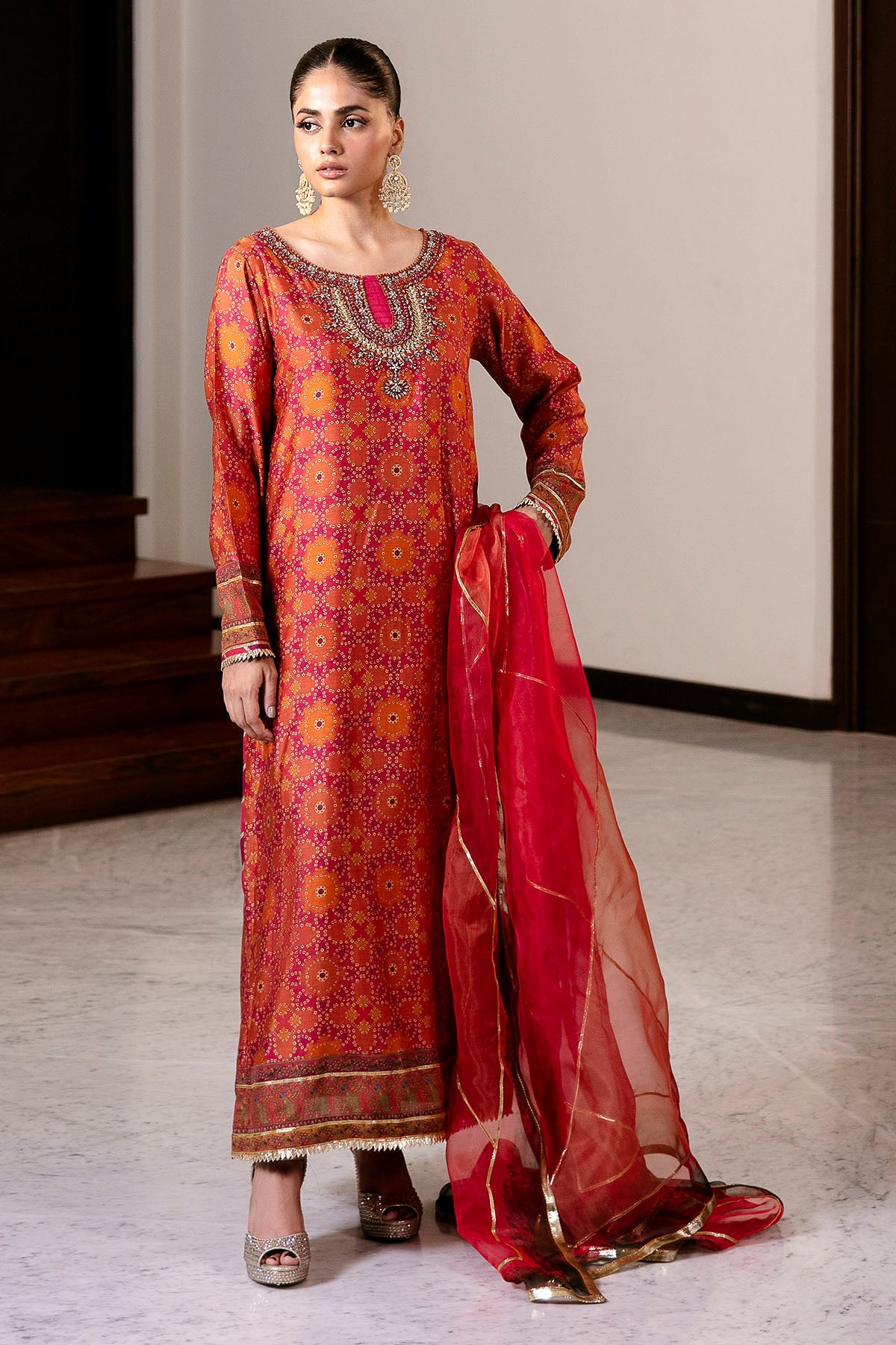 0029-ETERNITY DIGITAL PRINTED COTTON SILK STITCHED
