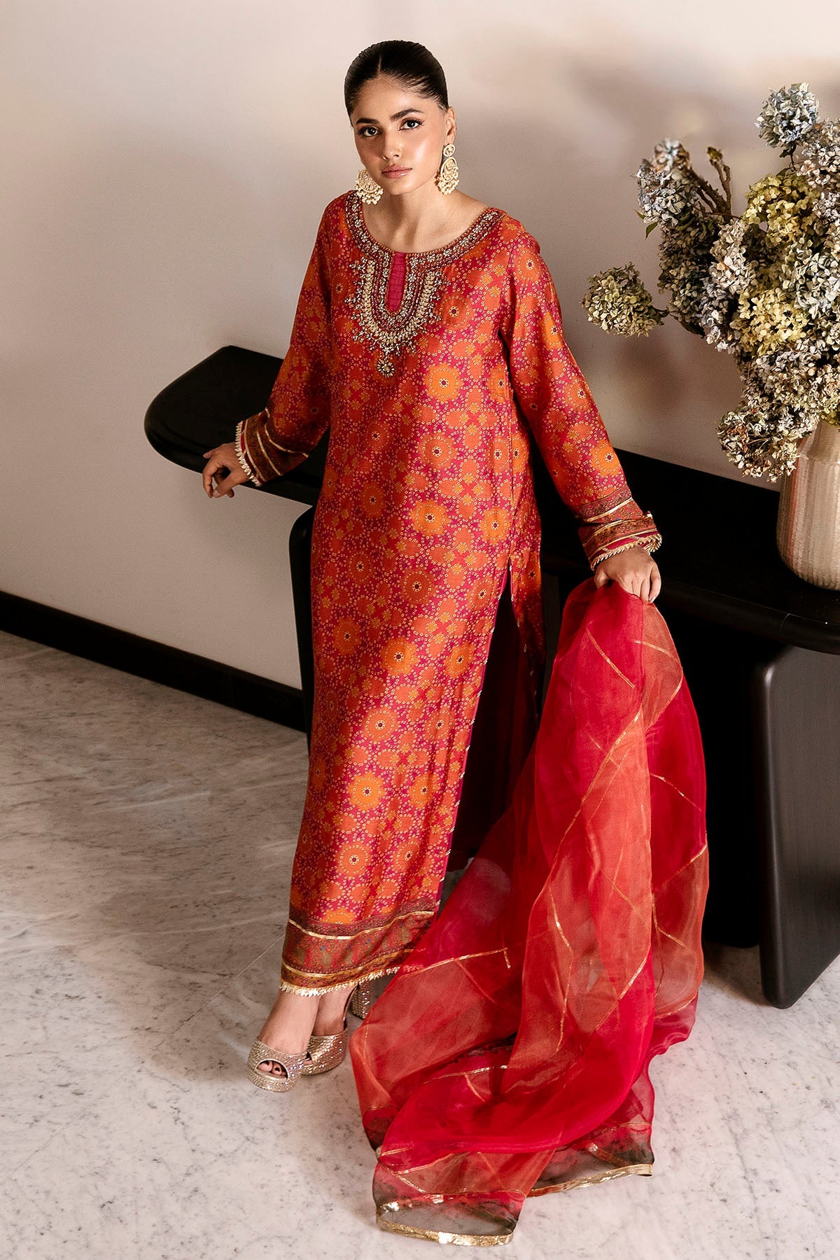 0029-ETERNITY DIGITAL PRINTED COTTON SILK STITCHED